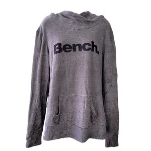 Bench Purple Classic Logo Hoodie Sweatshirt Top Size: XL